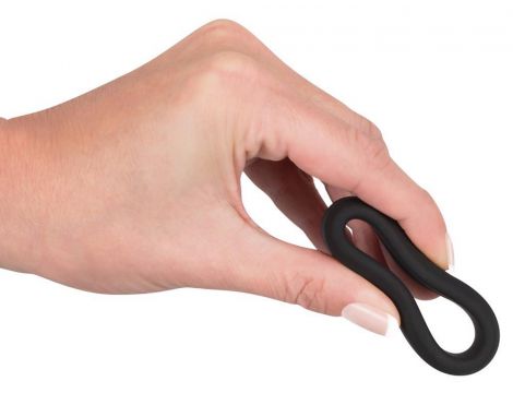 Pierścień erekcyjny silikonowy Black Velvets 3.8 cm - 10