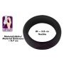 Pierścień erekcyjny silikonowy Black Velvets 3.8 cm - 14