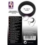 Pierścień erekcyjny silikonowy Black Velvets 3.8 cm - 15