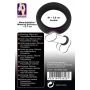 Pierścień erekcyjny silikonowy Black Velvets 3.8 cm - 12