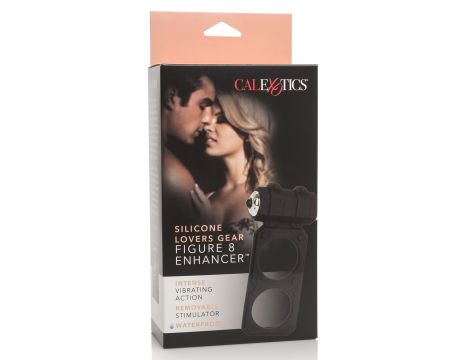 Pierścień erekcyjny wibrujący Calexotics silikonowy czarny - 2