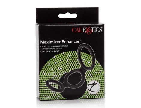 Pierścień erekcyjny silikonowy Calexotics czarny 4 cm - 3