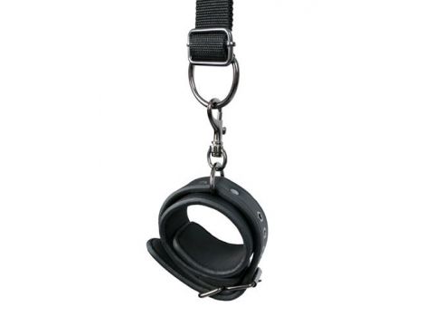 Kajdanki na kostki z paskiem pozycyjnym EasyToys czarny - 5