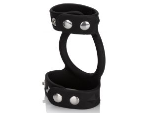 Pierścień erekcyjny silikonowy regulowany Calexotics czarny 22 cm