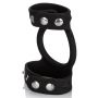 Pierścień erekcyjny silikonowy regulowany Calexotics czarny 22 cm - 2