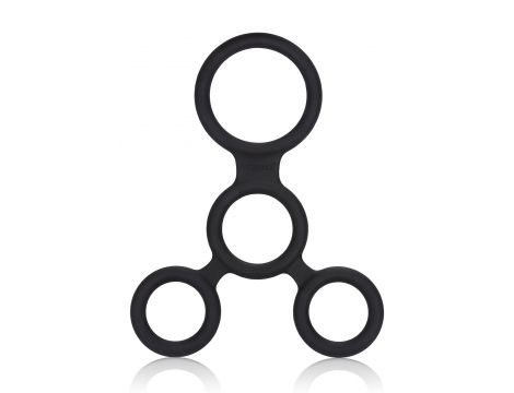 Pierścień erekcyjny silikonowy Calexotics Full Erection Spreader czarny - 3
