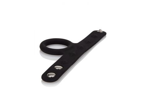 Pierścień na mosznę 3 zatrzaski Calexotics medium czarny silikonowy - 5