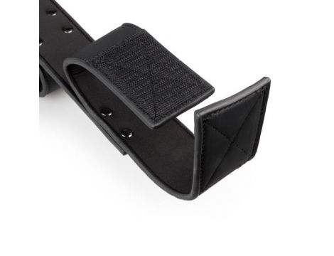 Bondage bar EasyToys czarny ze sztucznej skóry - 5