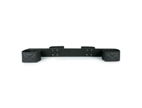Bondage bar EasyToys czarny ze sztucznej skóry - 12