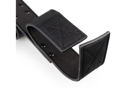 Bondage bar EasyToys czarny ze sztucznej skóry - 13
