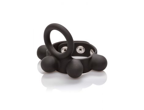 Pierścień ball stretcher Calexotics silikonowy średni czarny - 2