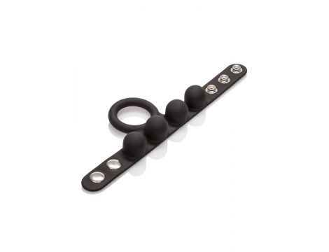 Pierścień ball stretcher Calexotics silikonowy średni czarny - 6