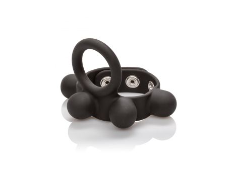 Pierścień ball stretcher Calexotics silikonowy średni czarny - 3