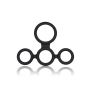 Pierścień erekcyjny silikonowy Big Man S Spreader Calexotics czarny - 5