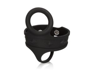 Pierścień erekcyjny silikonowy Calexotics 3 Snap czarny 21.5 cm