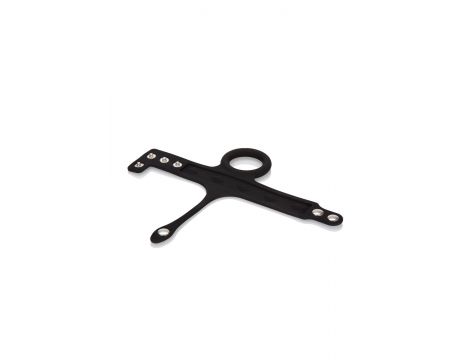 Pierścień erekcyjny silikonowy Calexotics 3 Snap czarny 21.5 cm - 5