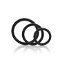 Pierścienie erekcyjne silikonowe Calexotics Tri Rings czarny - 3