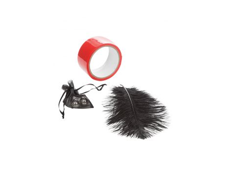 Zestaw Scandal Red Room Kit Calexotics czerwony taśma 18 m - 3