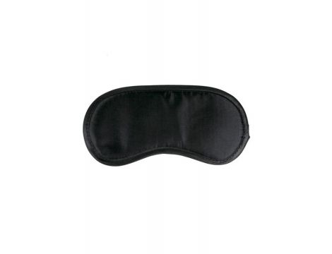Satynowa czarna maska na oczy EasyToys - 2
