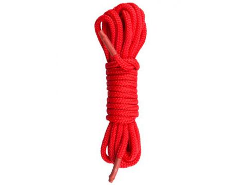 Czerwona nylonowa lina do bondage EasyToys 5m - 2