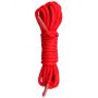 Czerwona nylonowa lina do bondage EasyToys 5m - 3