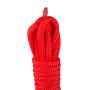 Czerwona nylonowa lina do bondage EasyToys 5m - 4