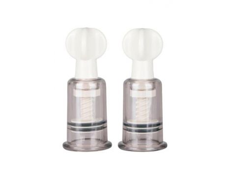 Pompki na sutki i łechtaczkę EasyToys transparentne małe 10 cm 2 szt - 2