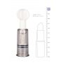 Zestaw pompek na sutki i łechtaczkę EasyToys przezroczysty 3 szt 10 cm - 3