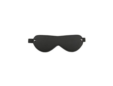 Maska skórzana na oczy EasyToys czarna - 2