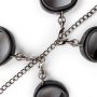 Zestaw kajdanek z obrożą EasyToys czarny - 8