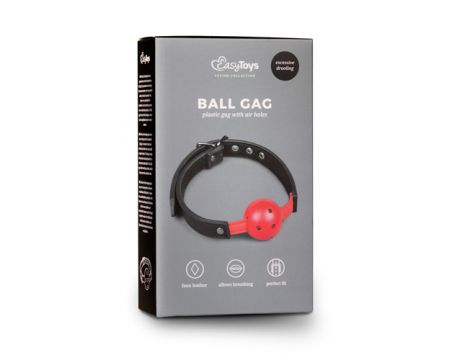 Knebel balonowy EasyToys czerwony regulowany - 6
