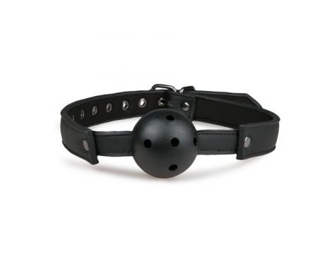 Knebel z kulką PVC EasyToys regulowany czarny - 7