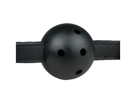 Knebel z kulką PVC EasyToys regulowany czarny - 8