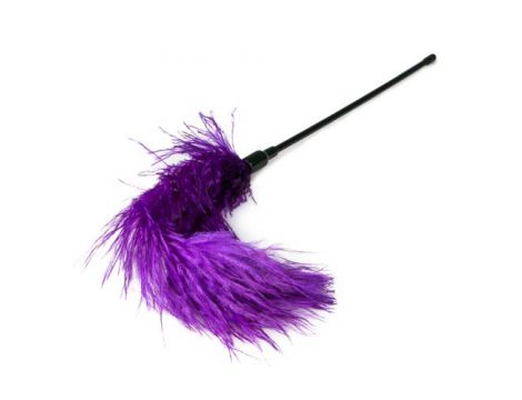 Pejcz z piórkiem EasyToys fioletowy 54 cm - 3