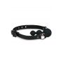 Knebel piłkowy silikonowy z koralikami EasyToys czarny 10 cm - 4