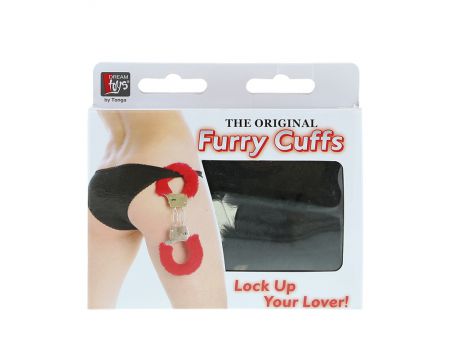 Kajdanki metalowe z pluszem Dream Toys czarne - 3