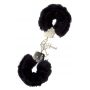Kajdanki metalowe z pluszem Dream Toys czarne - 2