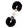 Kajdanki metalowe z pluszem Dream Toys czarne