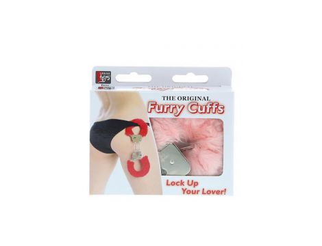 Kajdanki metalowe pluszowe Dream Toys różowe - 2