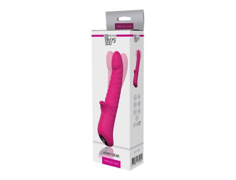 Wibrator rotacyjny Dream Toys Honey Bear magenta silikonowy