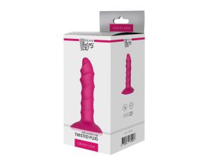 Korek analny skręcony silikonowy Cheeky Love z przyssawką 17 cm
