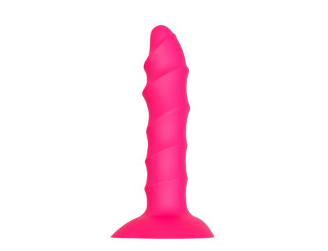 Korek analny skręcony silikonowy Cheeky Love z przyssawką 17 cm - 2