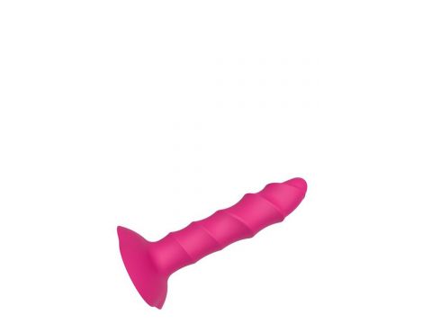 Korek analny skręcony silikonowy Cheeky Love z przyssawką 17 cm - 5