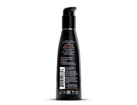 Lubrykant wodny smakowy brzoskwiniowy Wicked Aqua 120 ml - 3