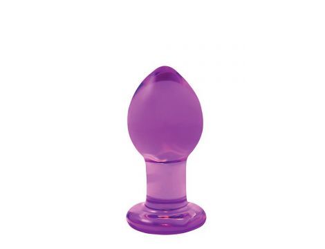 Plug analny szklany NS Novelties Crystal fioletowy - 4