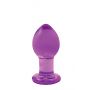 Plug analny szklany NS Novelties Crystal fioletowy - 2