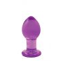 Plug analny szklany NS Novelties Crystal fioletowy - 5