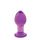 Plug analny szklany NS Novelties Crystal fioletowy