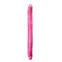 B YOURS 16INCH DOUBLE DILDO PINK - 6