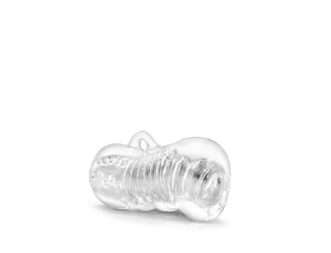 Masturbator M For Men Hand Tool przezroczysty TPE 11 cm - 6